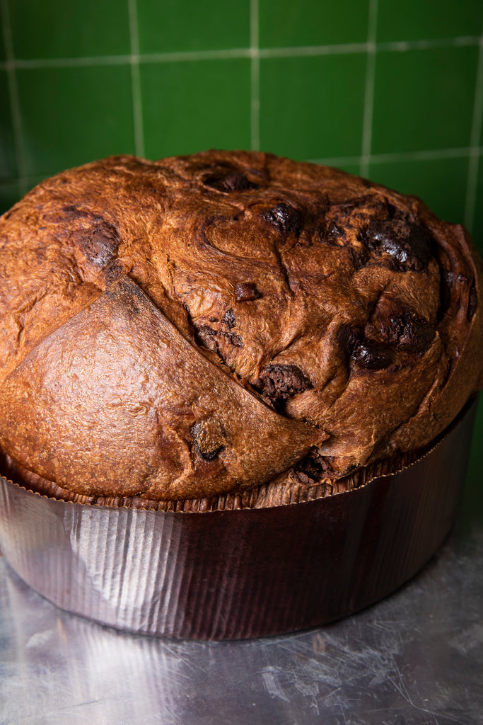 Panettone artigianale Extra dark ai due cioccolati 1 Kg