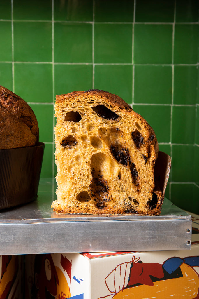 Panettone artigianale al caffè e cioccolato bianco 1 Kg